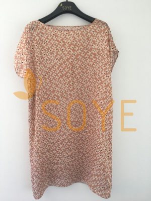 Lososové Vzorované Šaty 2 | Soye Clothing