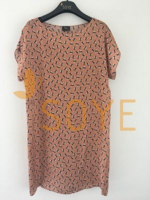 Medené Vzorované Šaty 2 | Soye Clothing